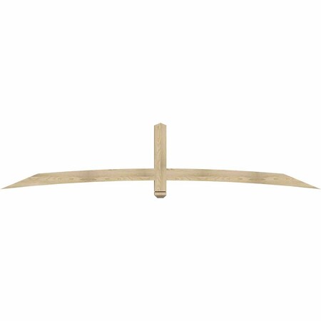 Ekena Millwork Bellingham Rough Sawn Timber Gable Bracket, Douglas Fir, 108"W x 22"H x 4"D x 4"F, 5/12 Pitch GBW108X22X0404BEL00RDF